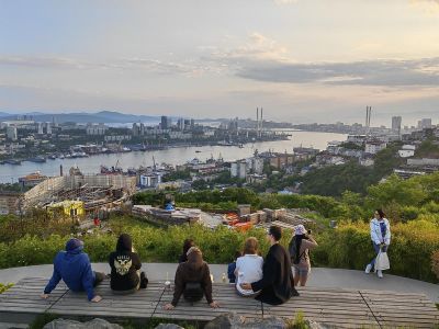 Панорамы вечернего Владивостока